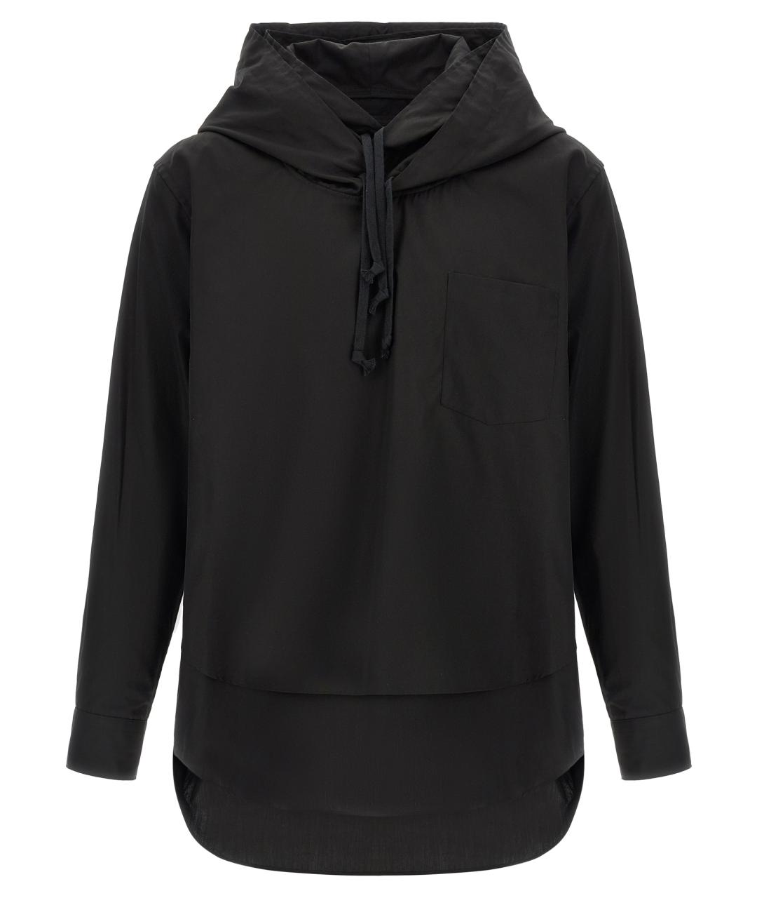 COMME DES GARÇONS HOMME PLUS Черная хлопковая кэжуал рубашка, фото 1