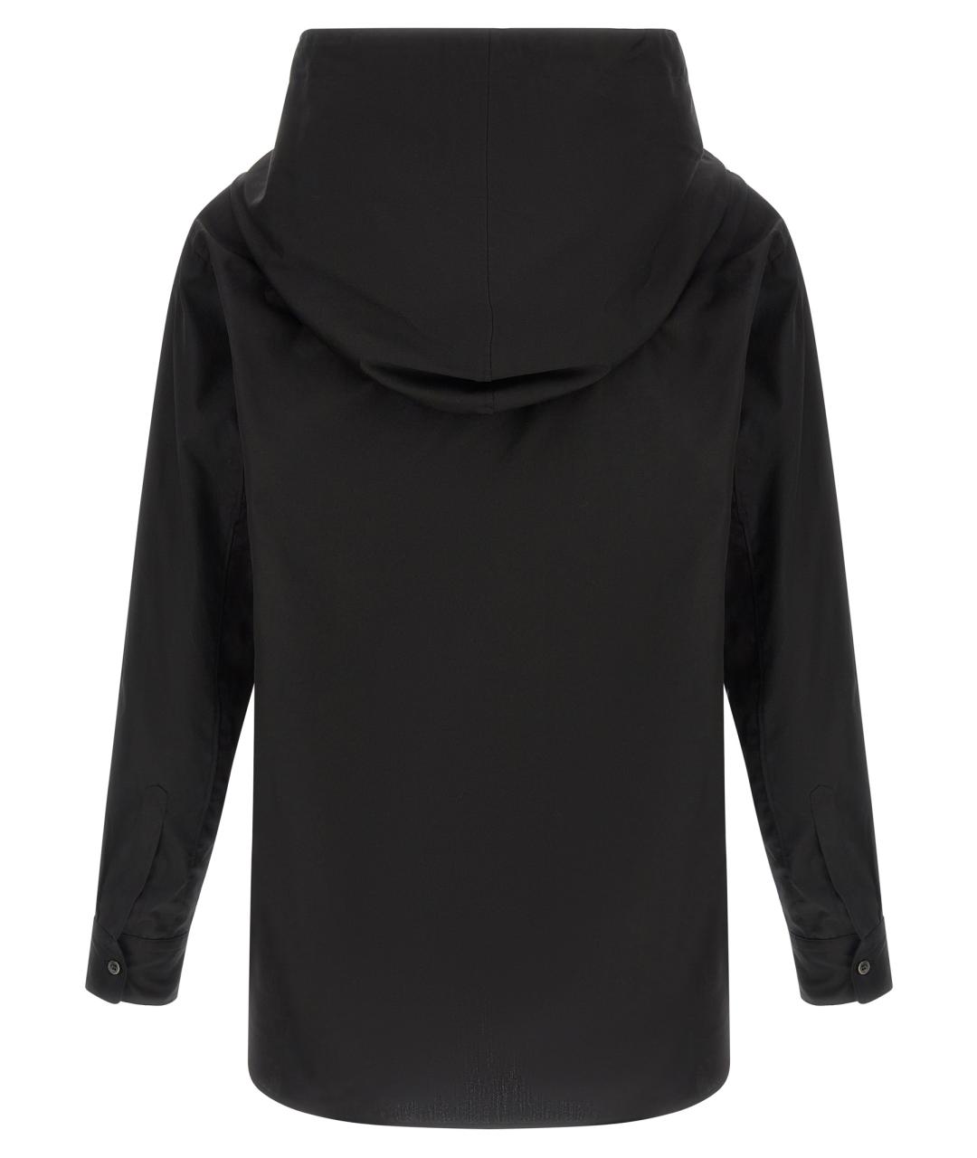 COMME DES GARÇONS HOMME PLUS Черная хлопковая кэжуал рубашка, фото 2