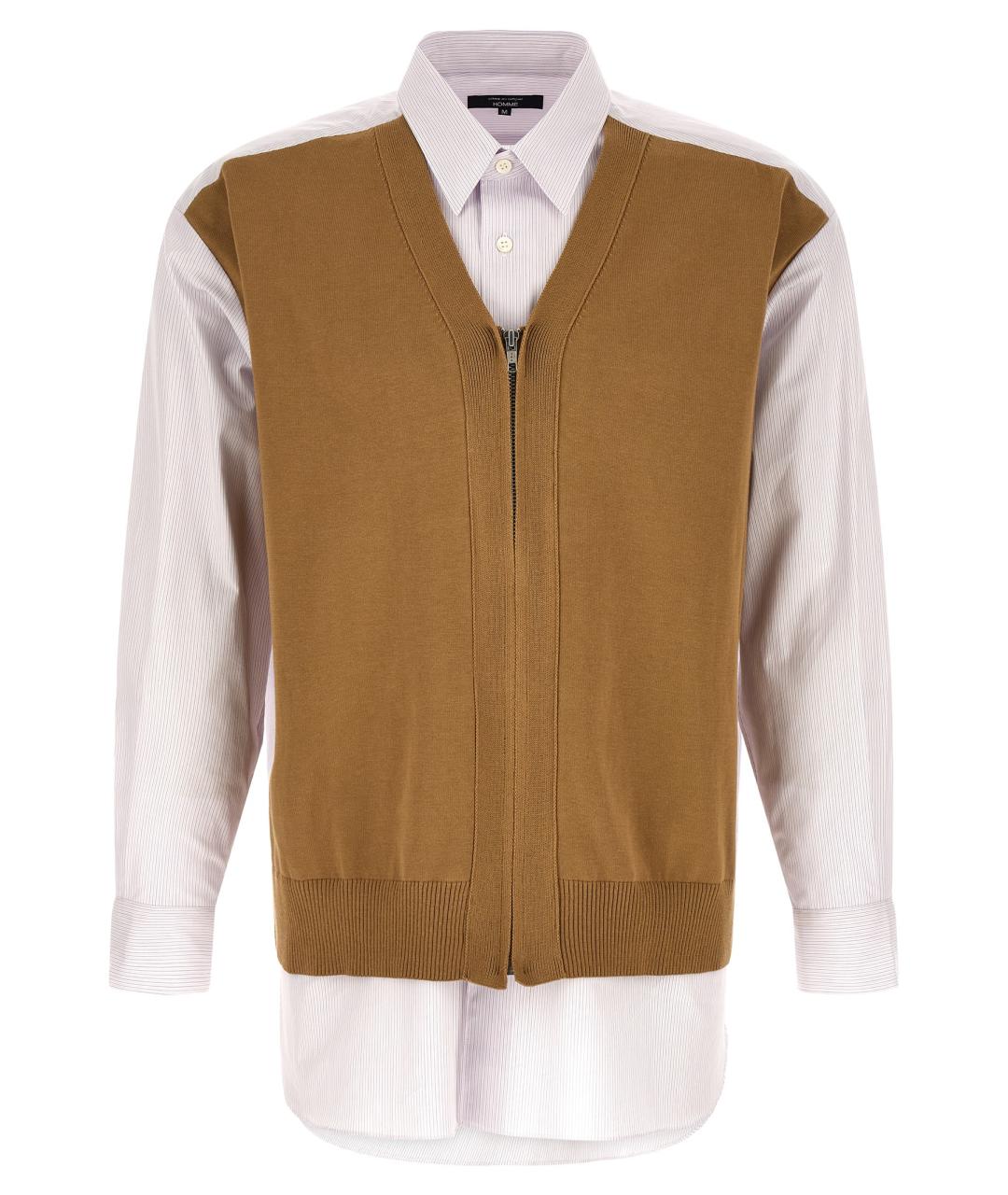 COMME DES GARÇONS HOMME PLUS Мульти хлопковая кэжуал рубашка, фото 1