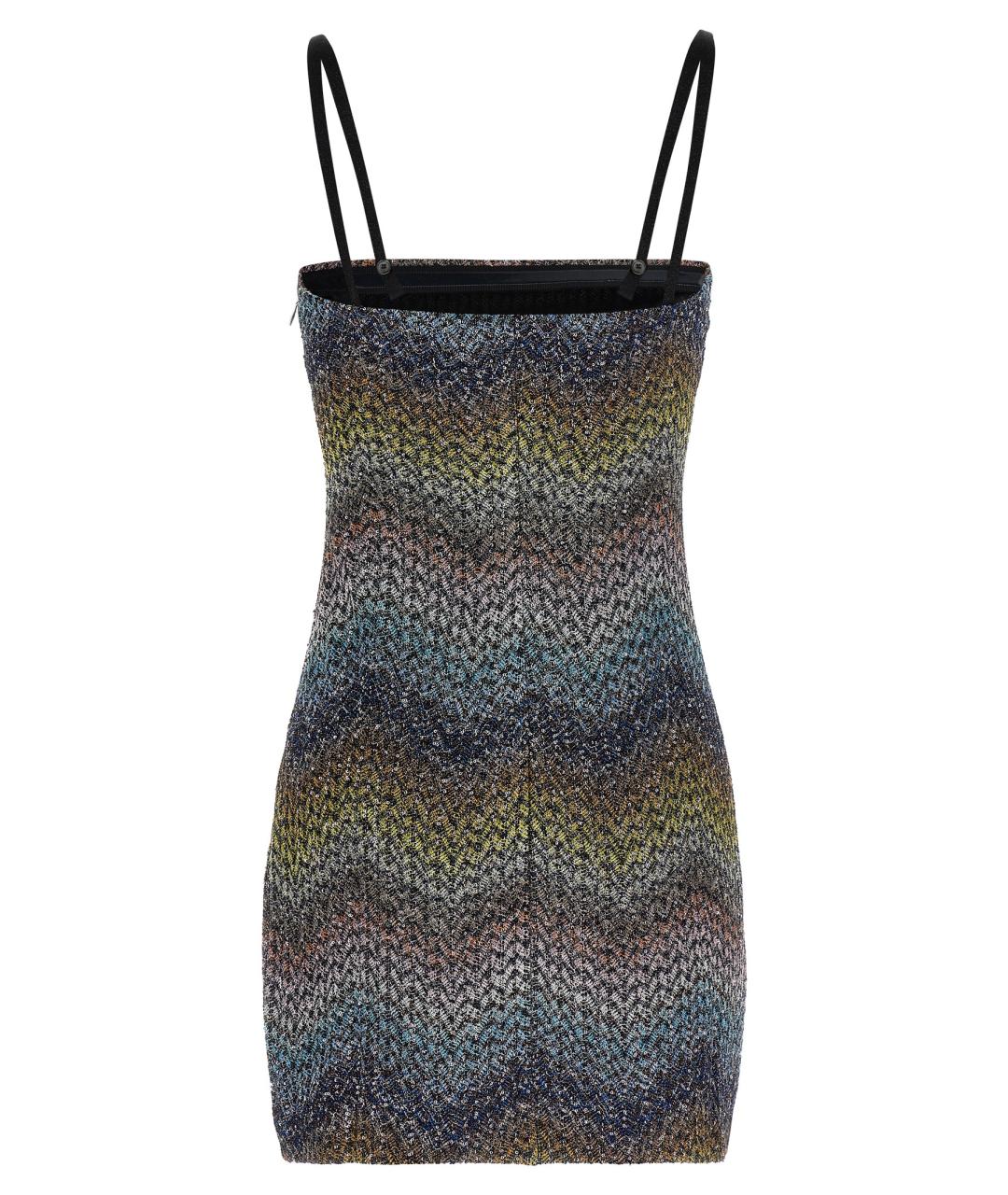 MISSONI Мульти вискозное коктейльное платье, фото 2