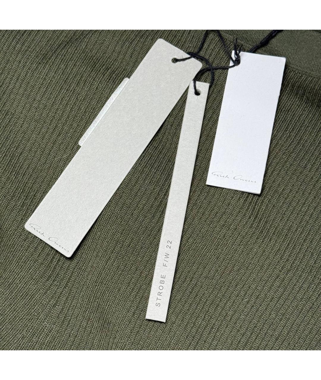 RICK OWENS Зеленые леггинсы и велосипедки, фото 5