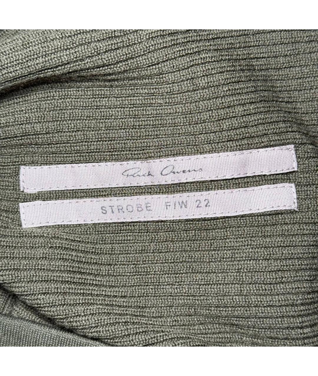 RICK OWENS Зеленые леггинсы и велосипедки, фото 6