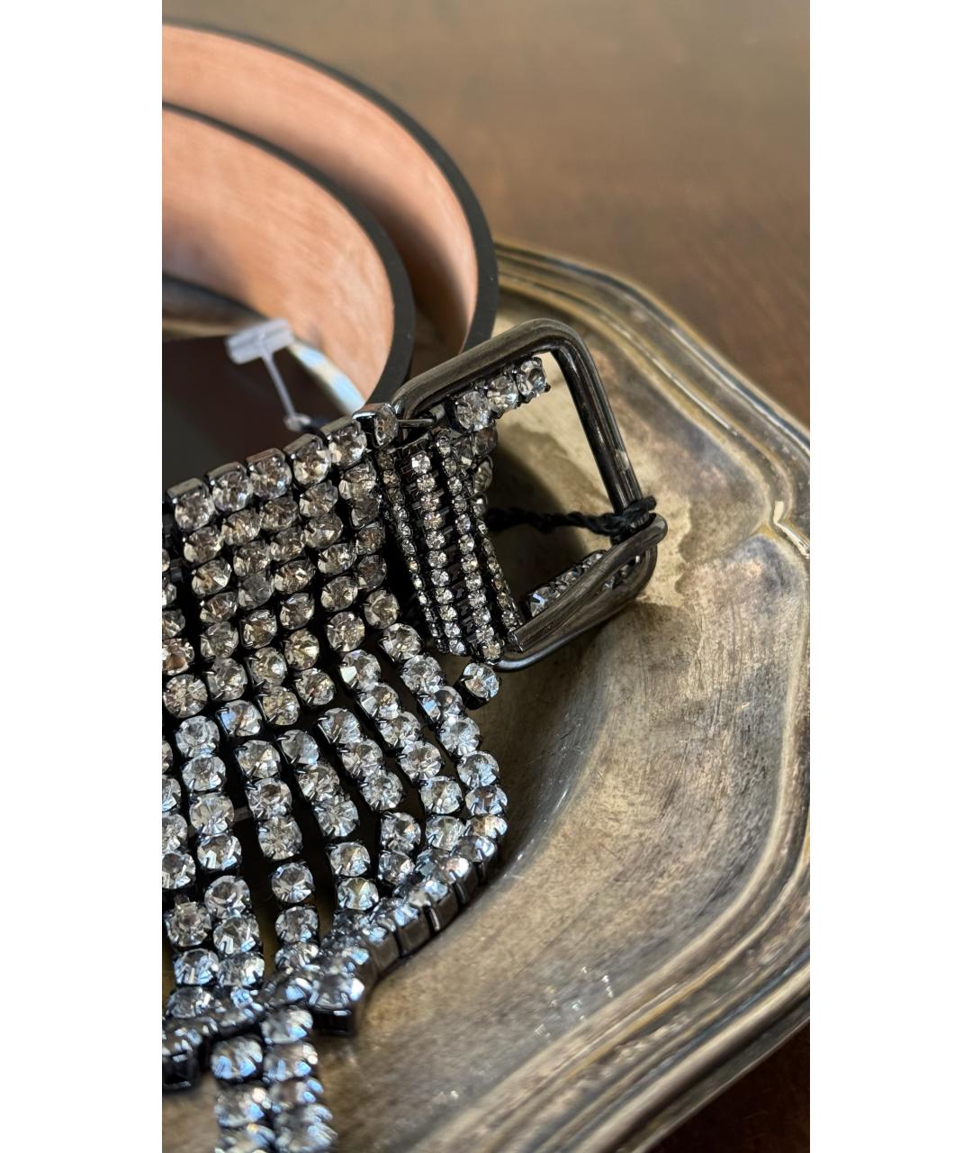 LA PERLA Черный кожаный ремень, фото 6