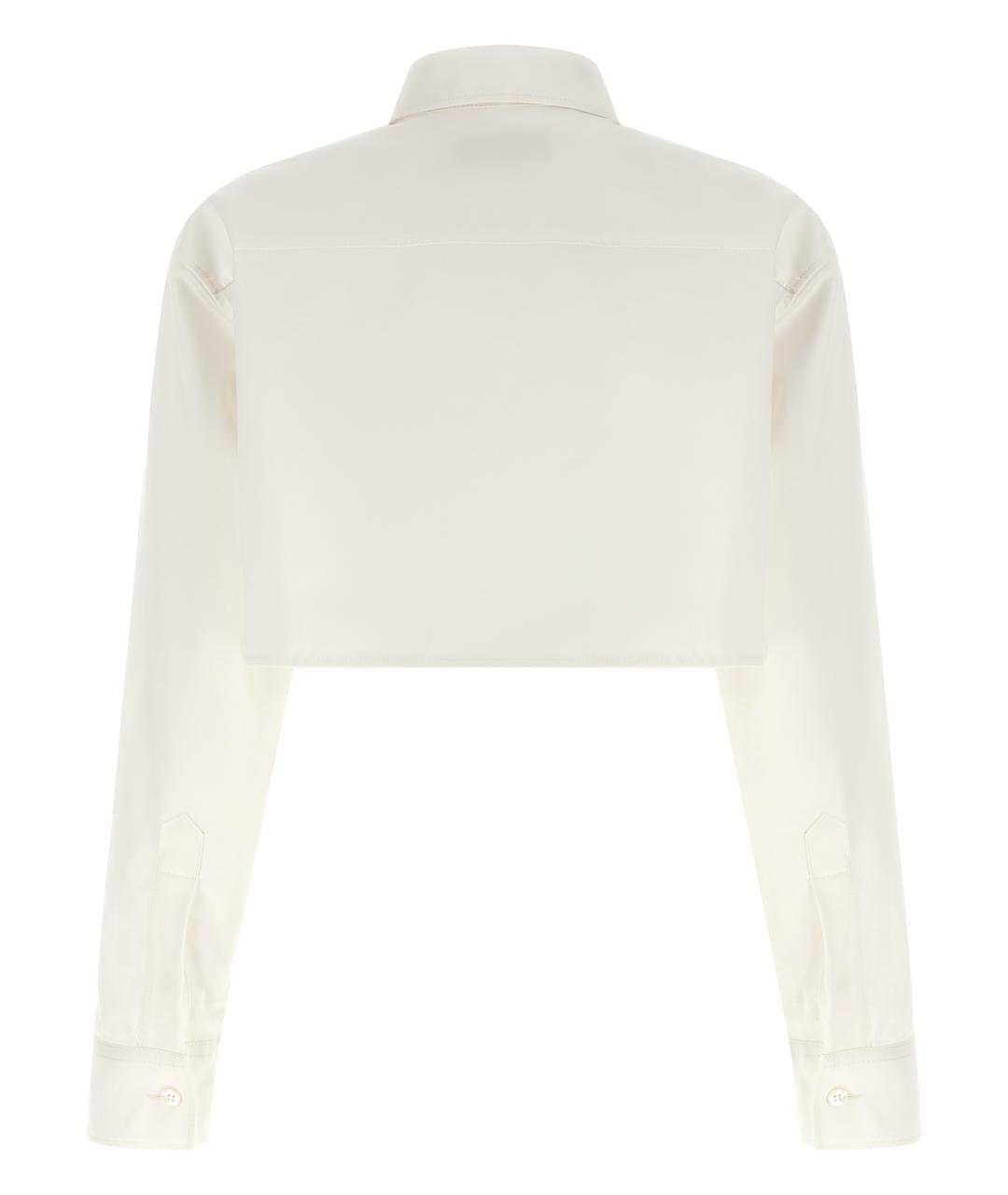 BALENCIAGA Белая хлопковая рубашка, фото 2