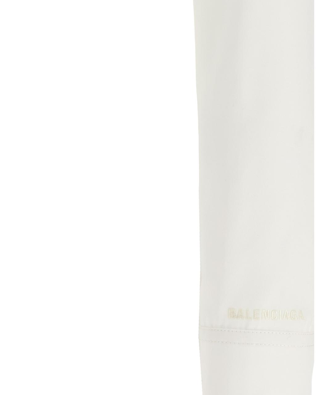 BALENCIAGA Белая хлопковая рубашка, фото 5
