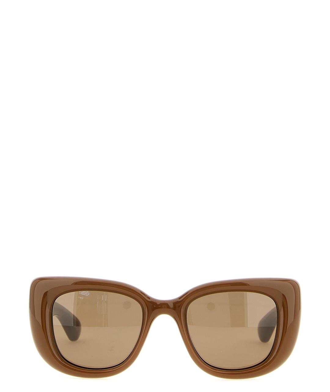 SAINT LAURENT Коричневые солнцезащитные очки, фото 2