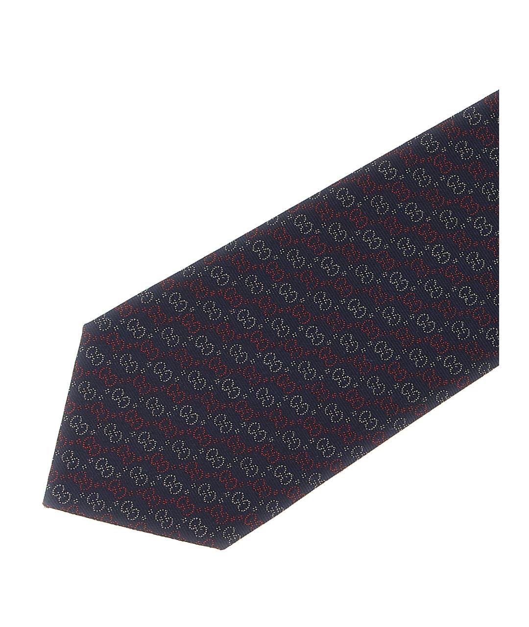 GUCCI Синий шелковый галстук, фото 3