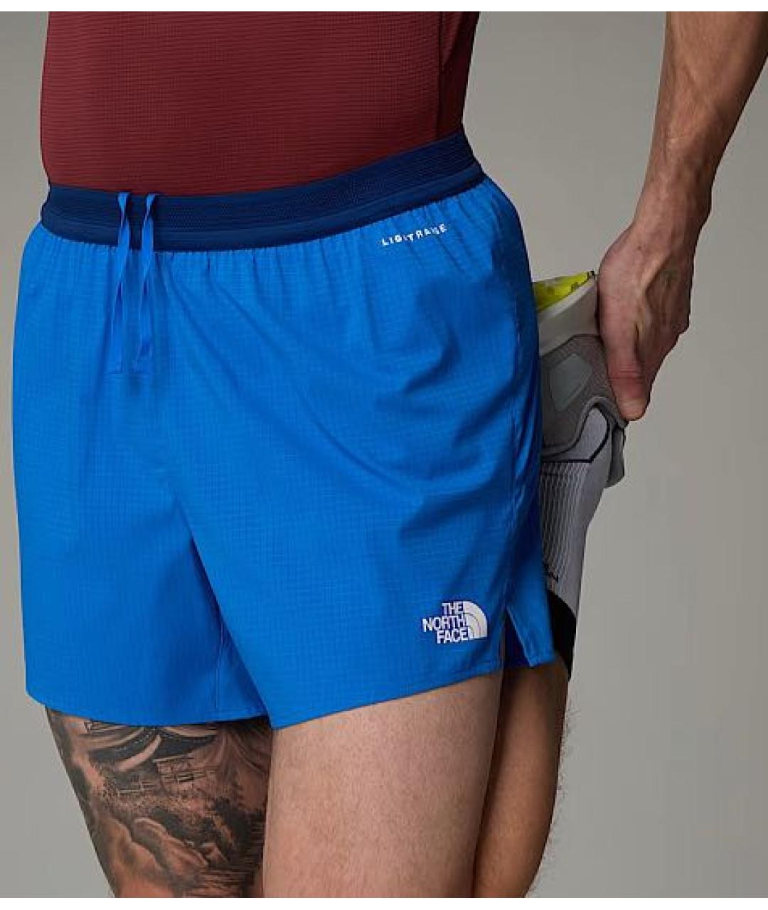 THE NORTH FACE Синие синтетические шорты, фото 3