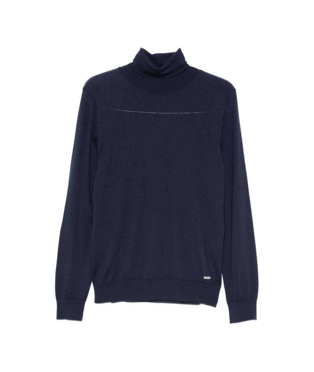 BRIONI Синяя водолазка, фото 1