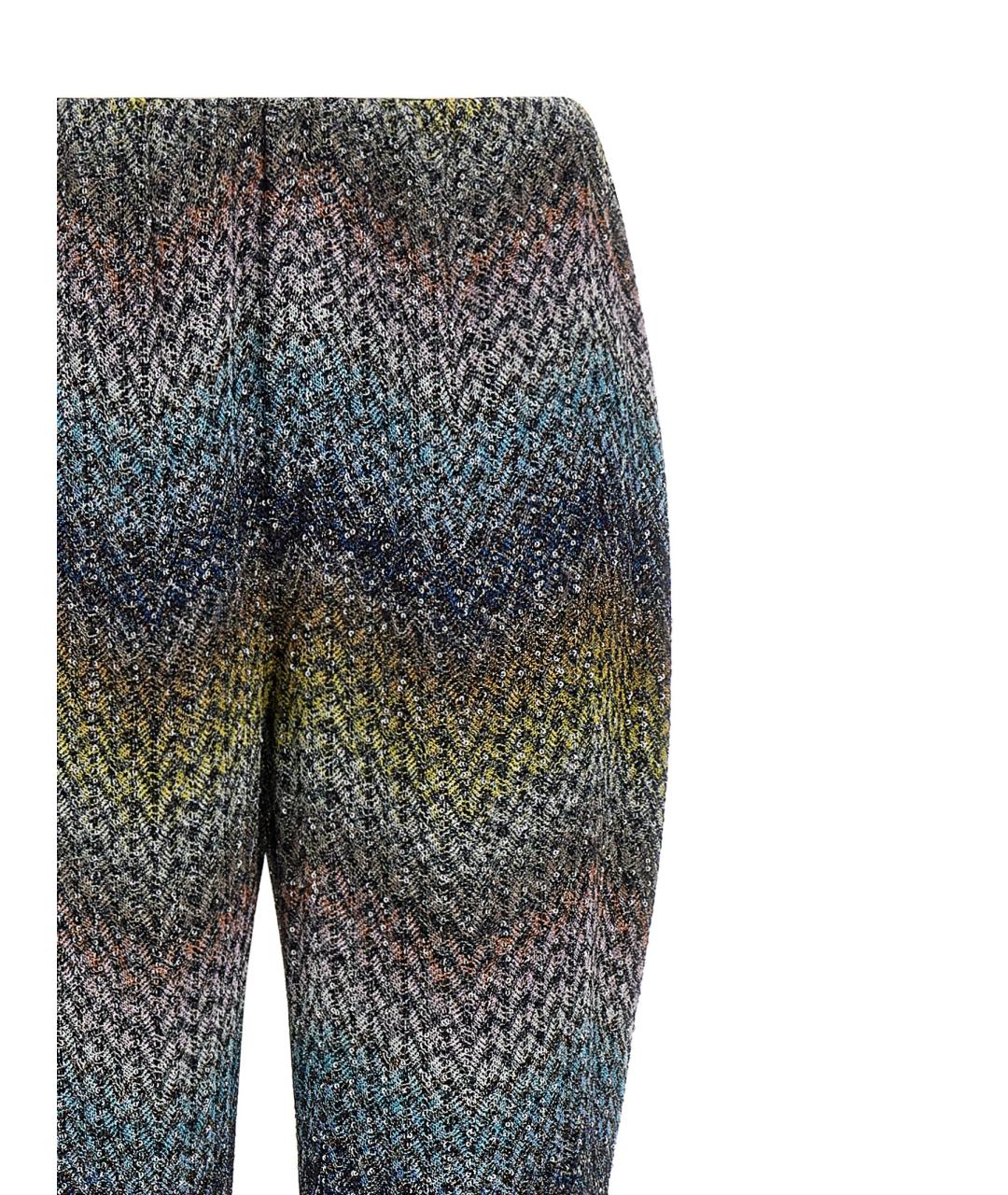 MISSONI Мульти вискозные прямые брюки, фото 3