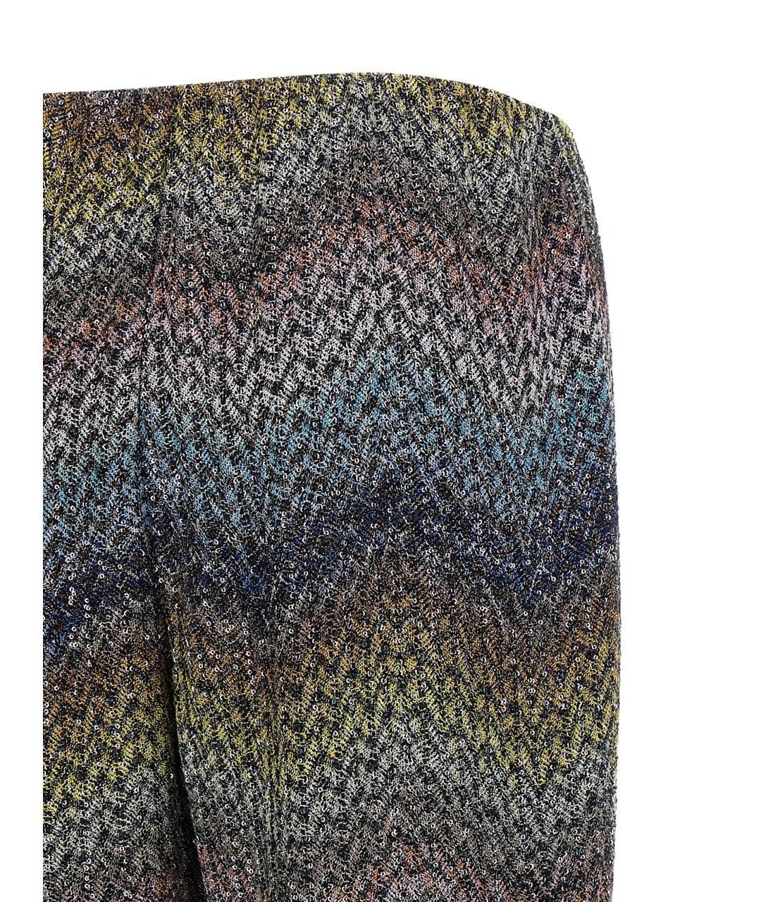MISSONI Мульти вискозные прямые брюки, фото 4