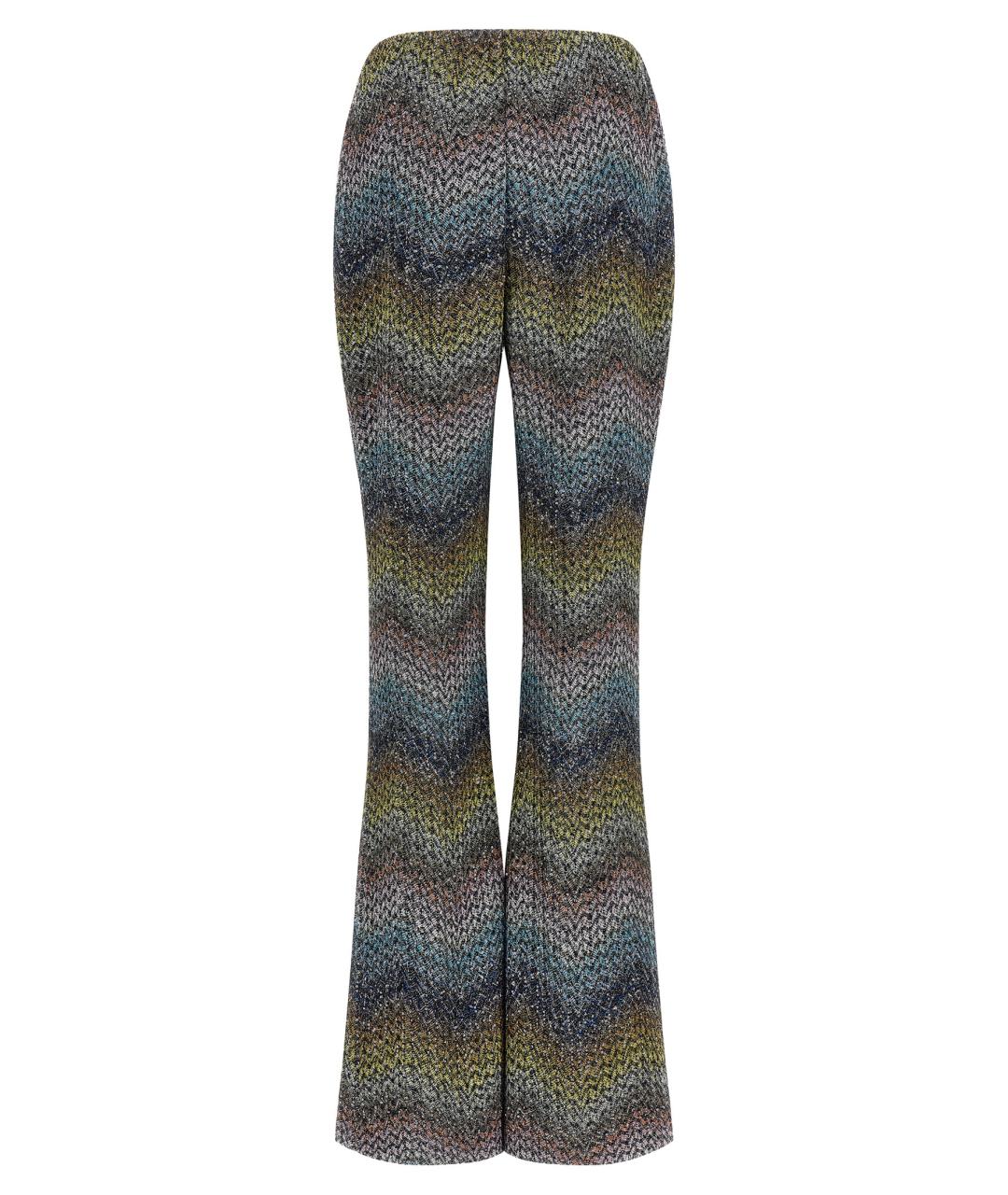 MISSONI Мульти вискозные прямые брюки, фото 2