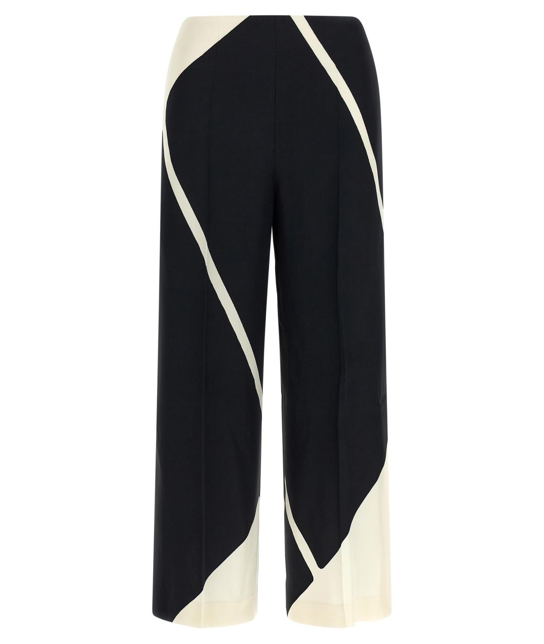 ALBERTA FERRETTI Мульти вискозные прямые брюки, фото 1