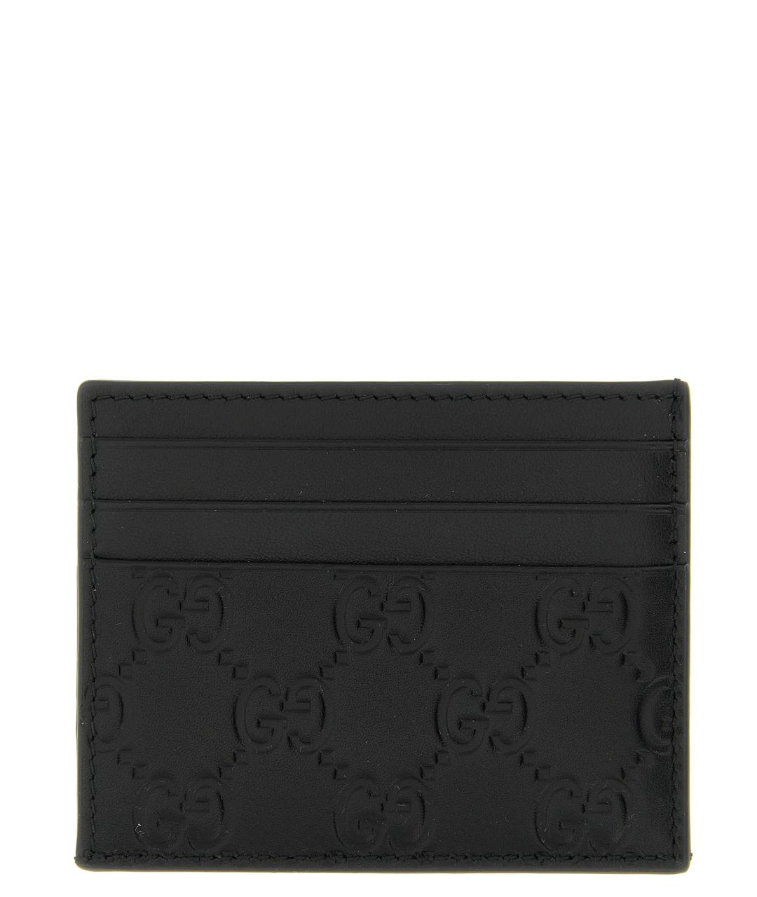 GUCCI Черный кожаный кардхолдер, фото 2