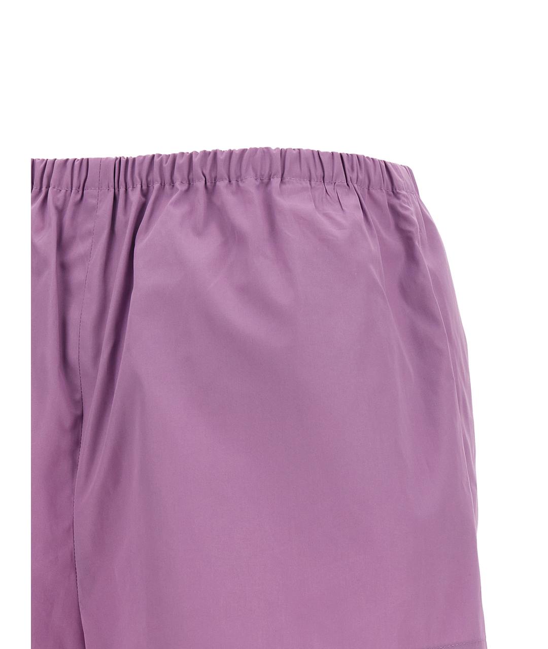 PRADA Фиолетовые хлопковые шорты, фото 4