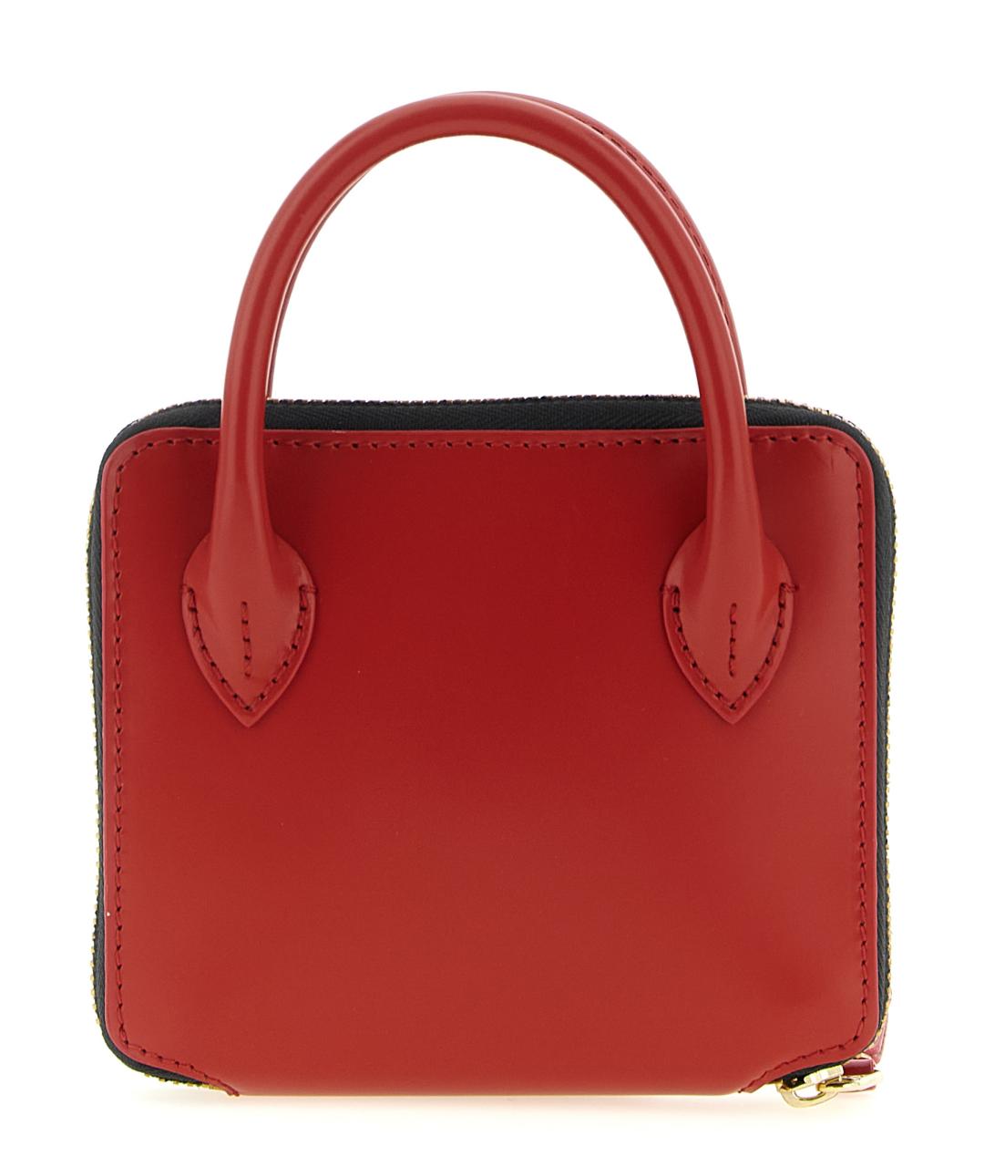 COMME DES GARÇONS WALLET Красный кожаный кошелек, фото 2