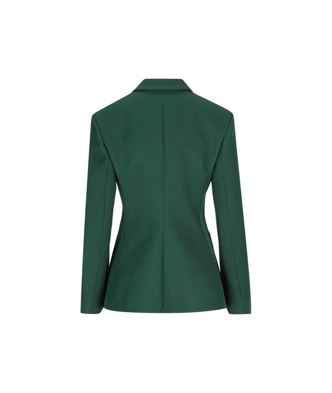 LOEWE Зеленый шерстяной жакет/пиджак, фото 6