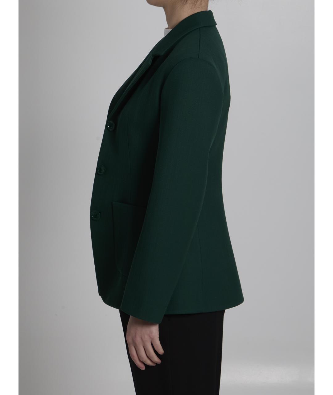 LOEWE Зеленый шерстяной жакет/пиджак, фото 4