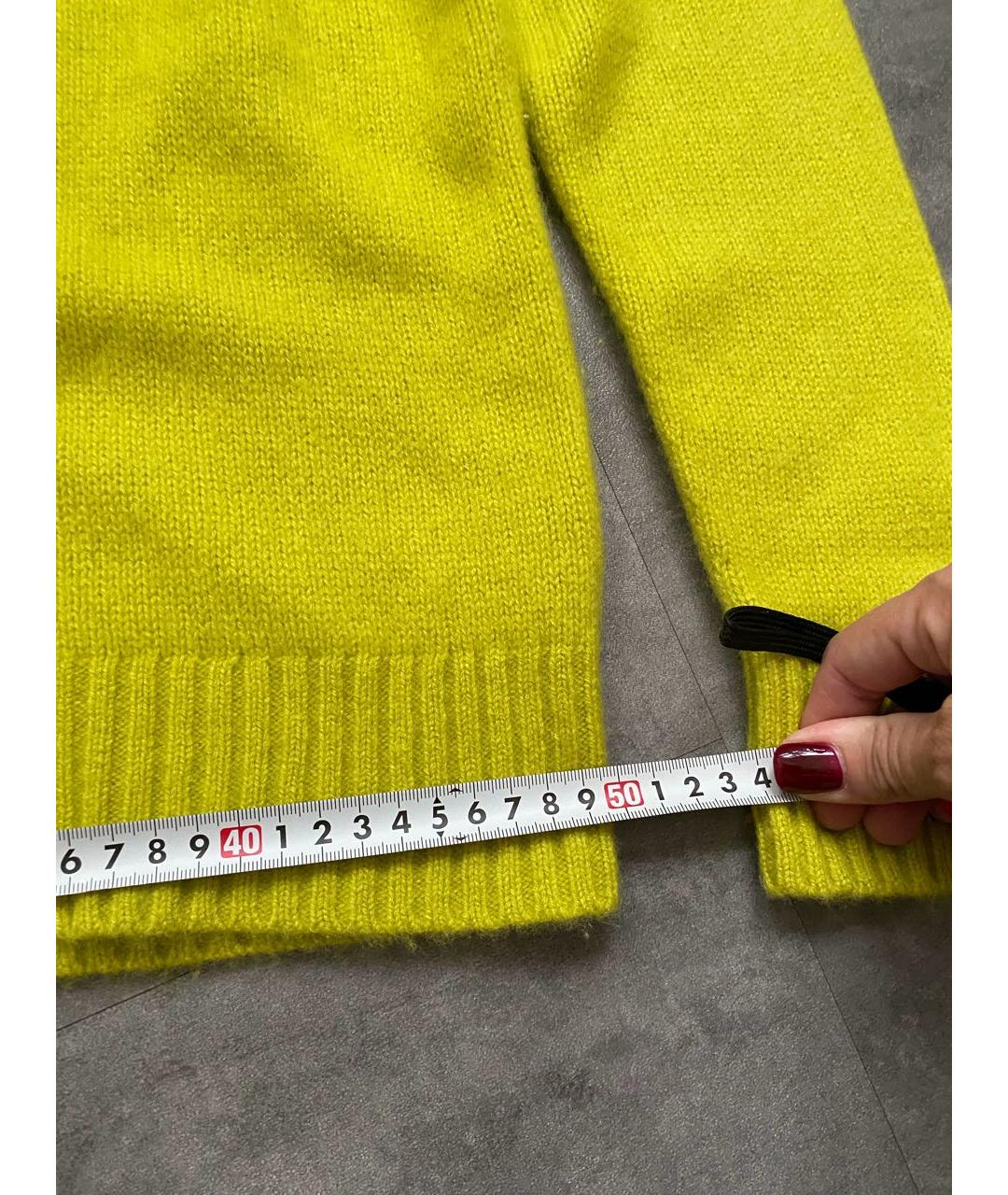 JOSEPH Желтый кашемировый джемпер / свитер, фото 3