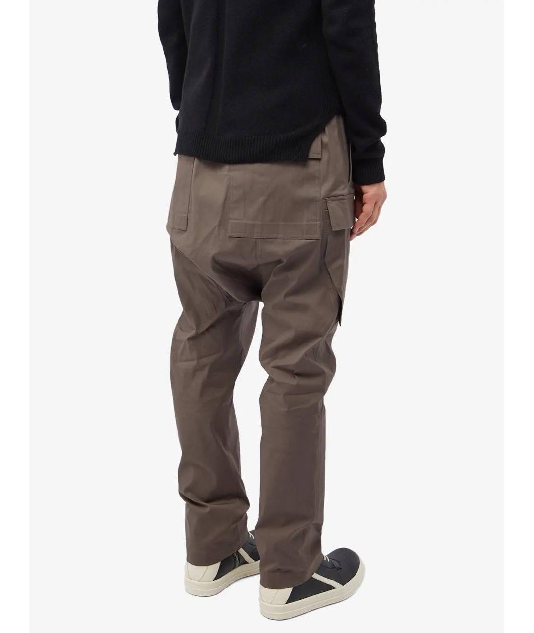 RICK OWENS Желтые повседневные брюки, фото 4