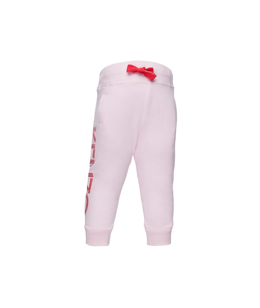 KENZO Розовые хлопковые брюки и шорты, фото 2