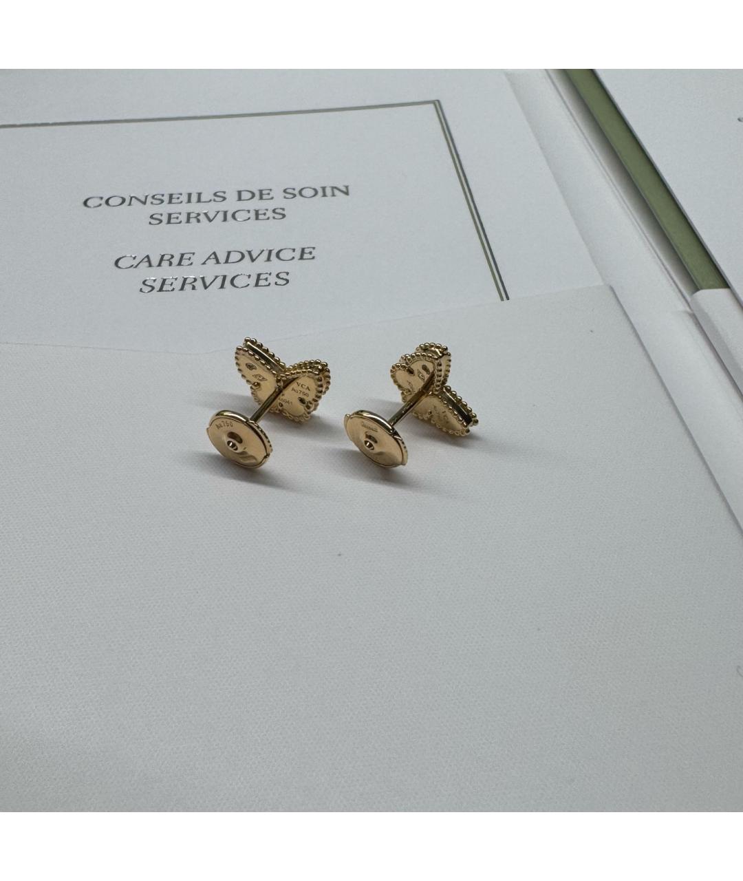 VAN CLEEF & ARPELS Золотые серьги из розового золота, фото 2