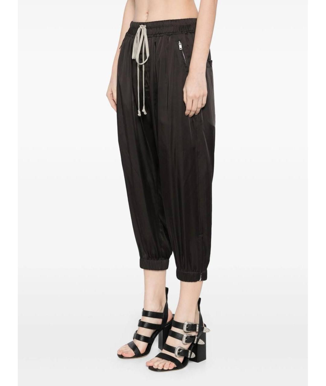 RICK OWENS Коричневые повседневные брюки, фото 2