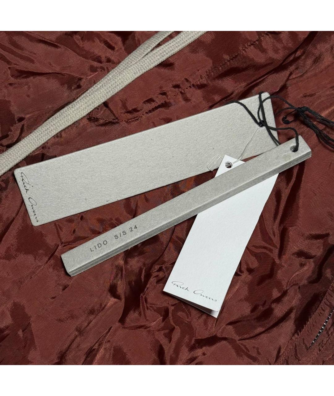 RICK OWENS Коричневые повседневные брюки, фото 6