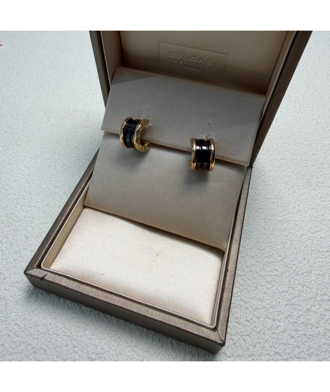 BVLGARI Золотые серьги из розового золота, фото 3