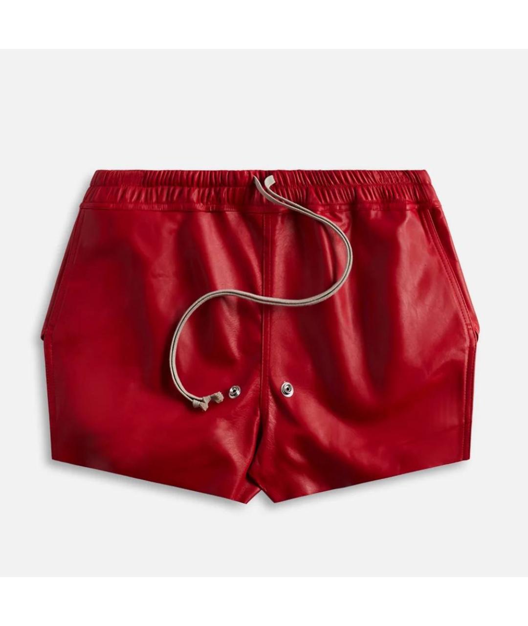 RICK OWENS Красные шорты, фото 7