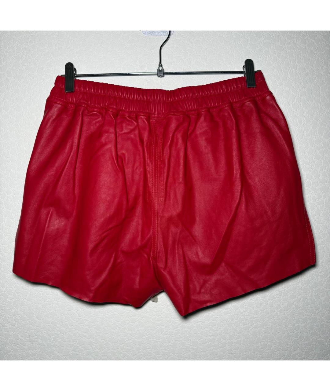 RICK OWENS Красные шорты, фото 3