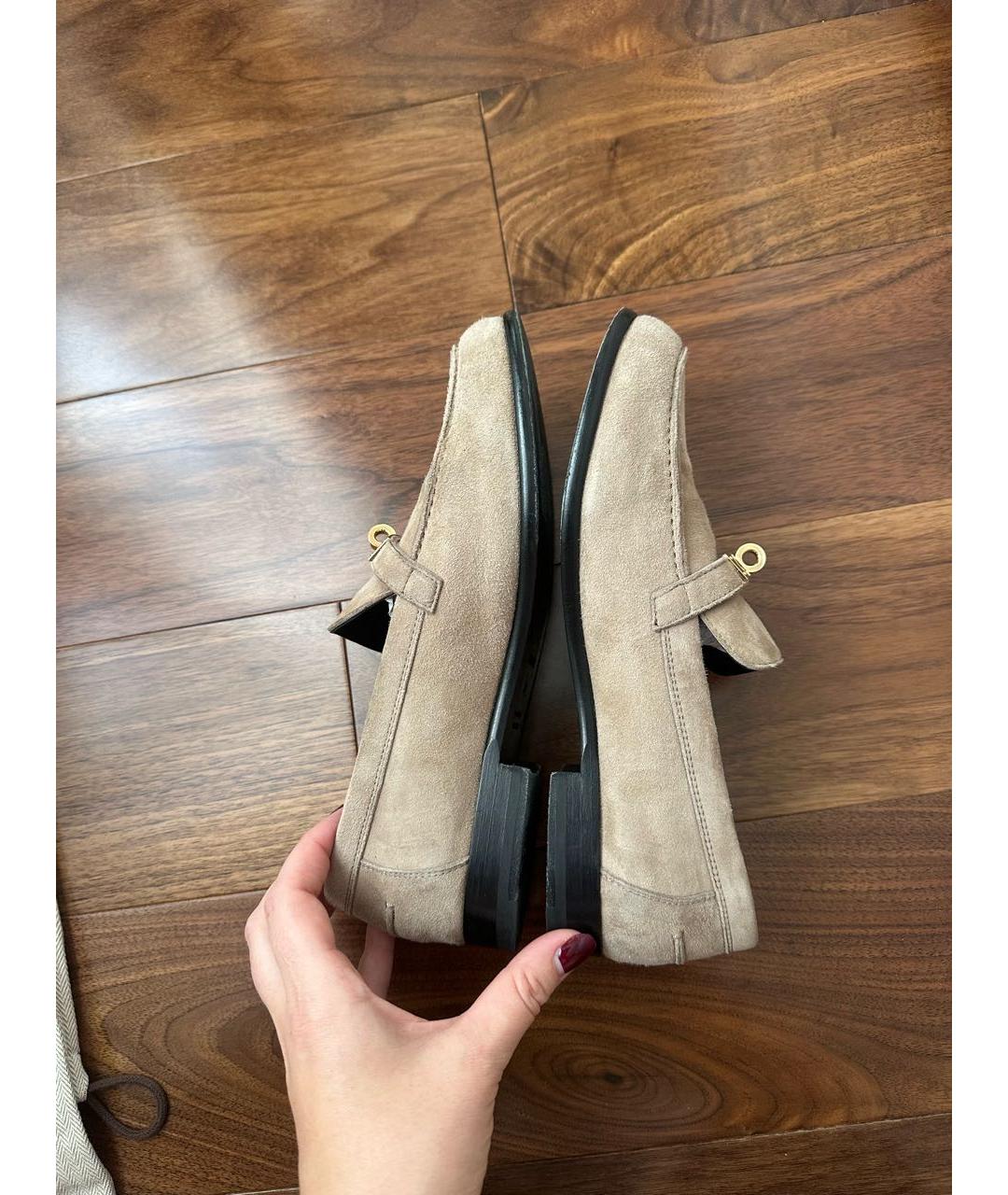 HERMES Розовые лоферы, фото 5