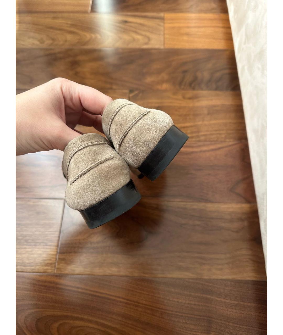 HERMES Розовые лоферы, фото 3