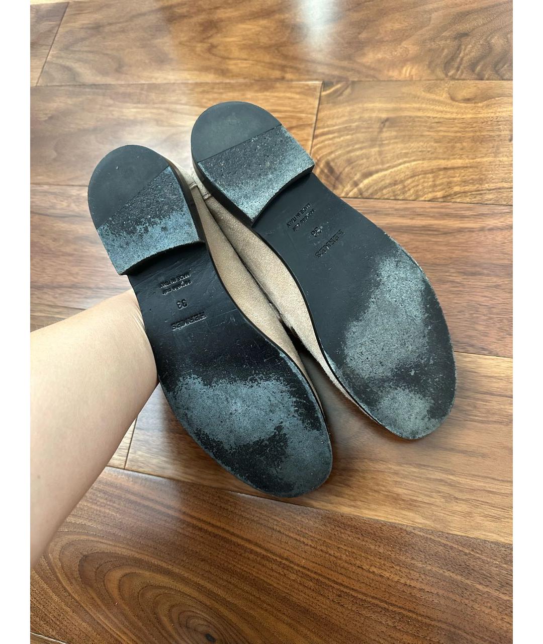 HERMES Розовые лоферы, фото 4