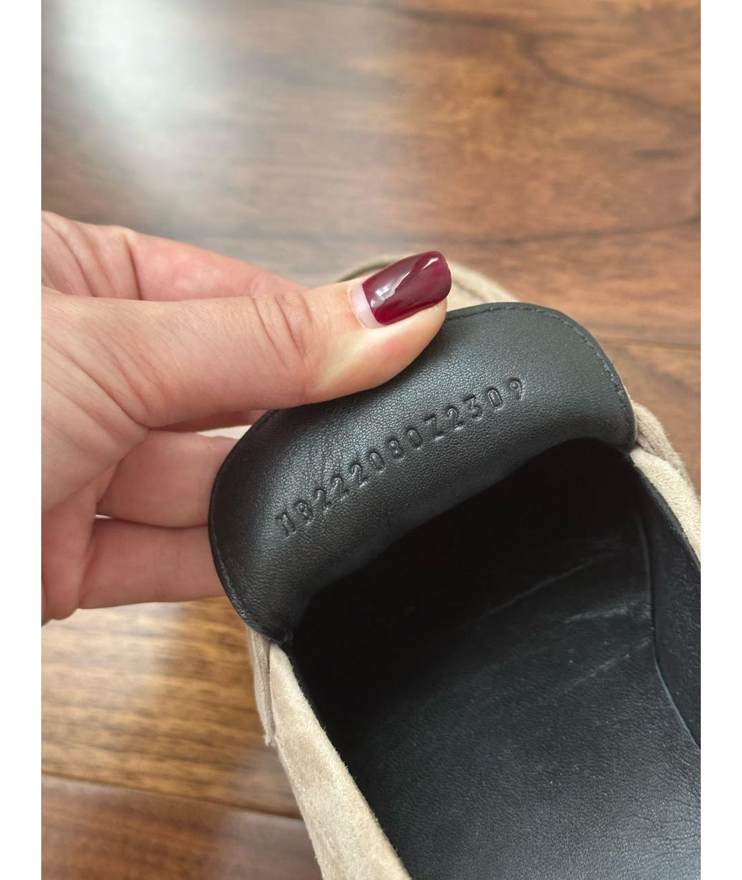 HERMES Розовые лоферы, фото 8