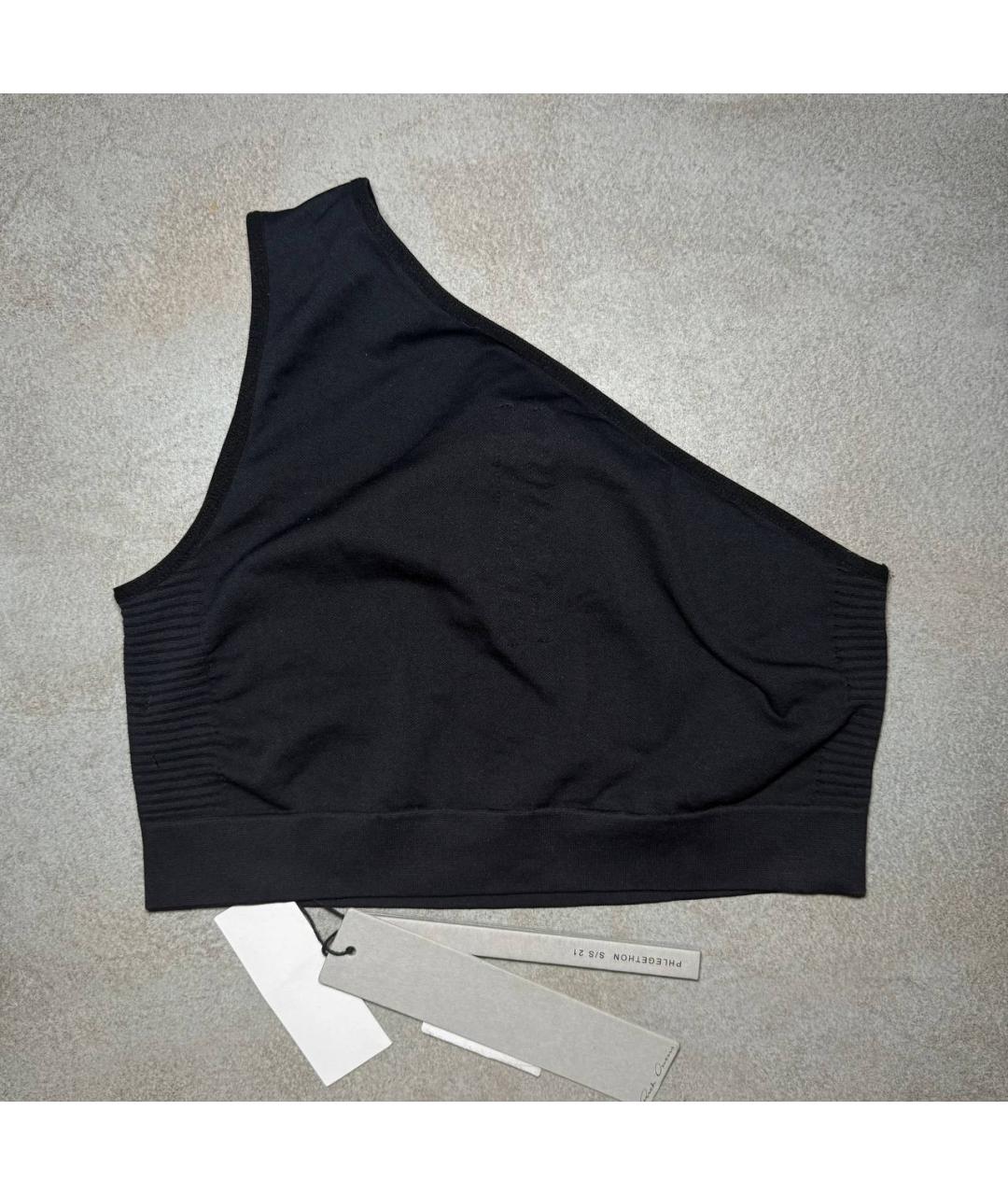 RICK OWENS Черная майка, фото 3