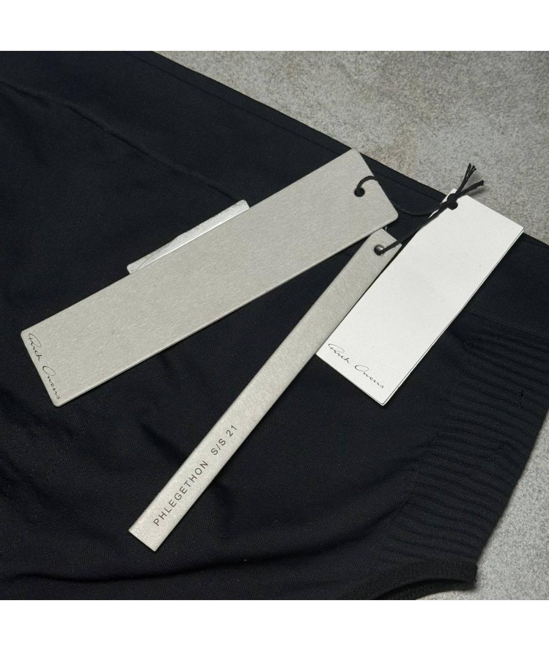 RICK OWENS Черная майка, фото 5