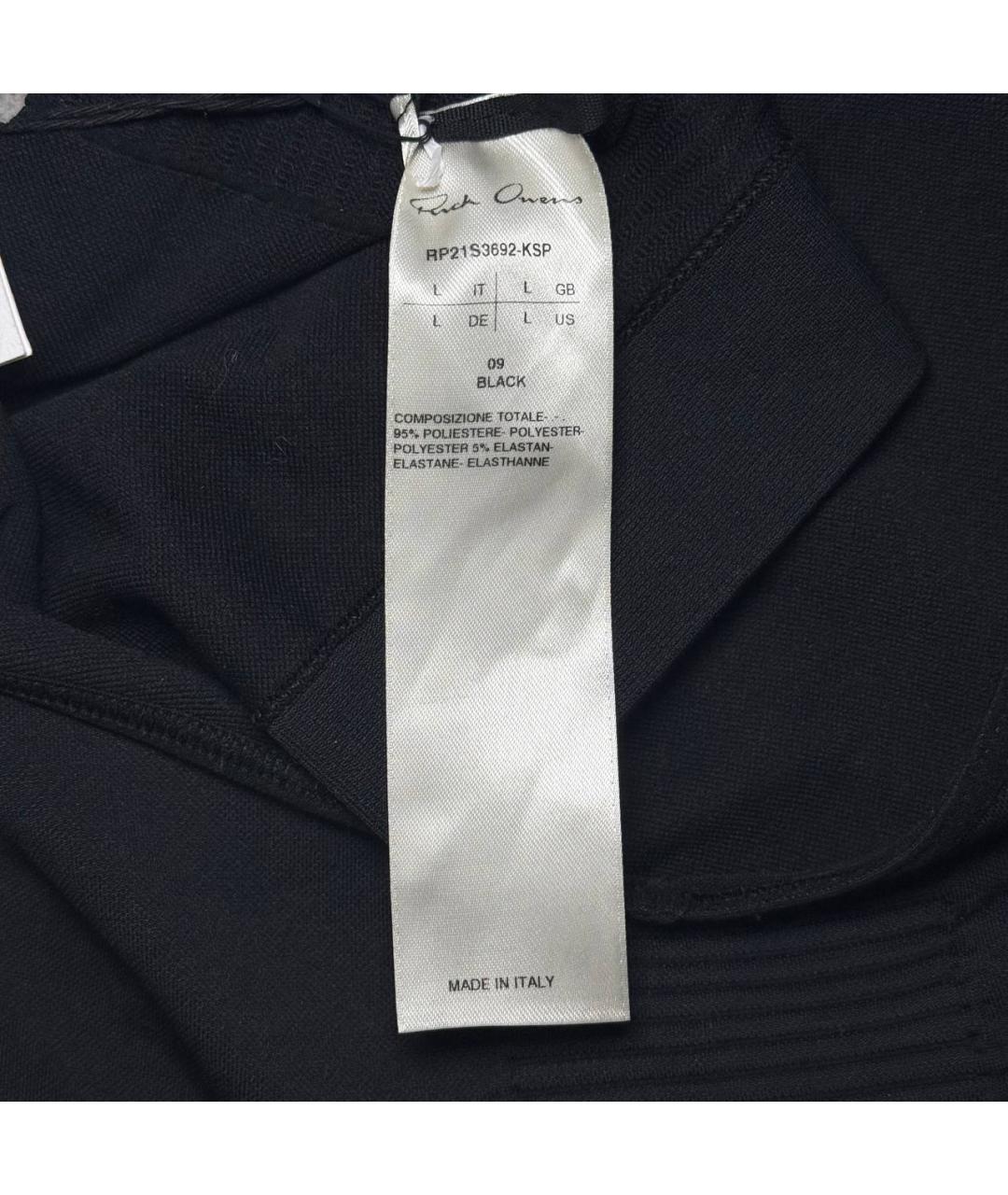 RICK OWENS Черная майка, фото 9