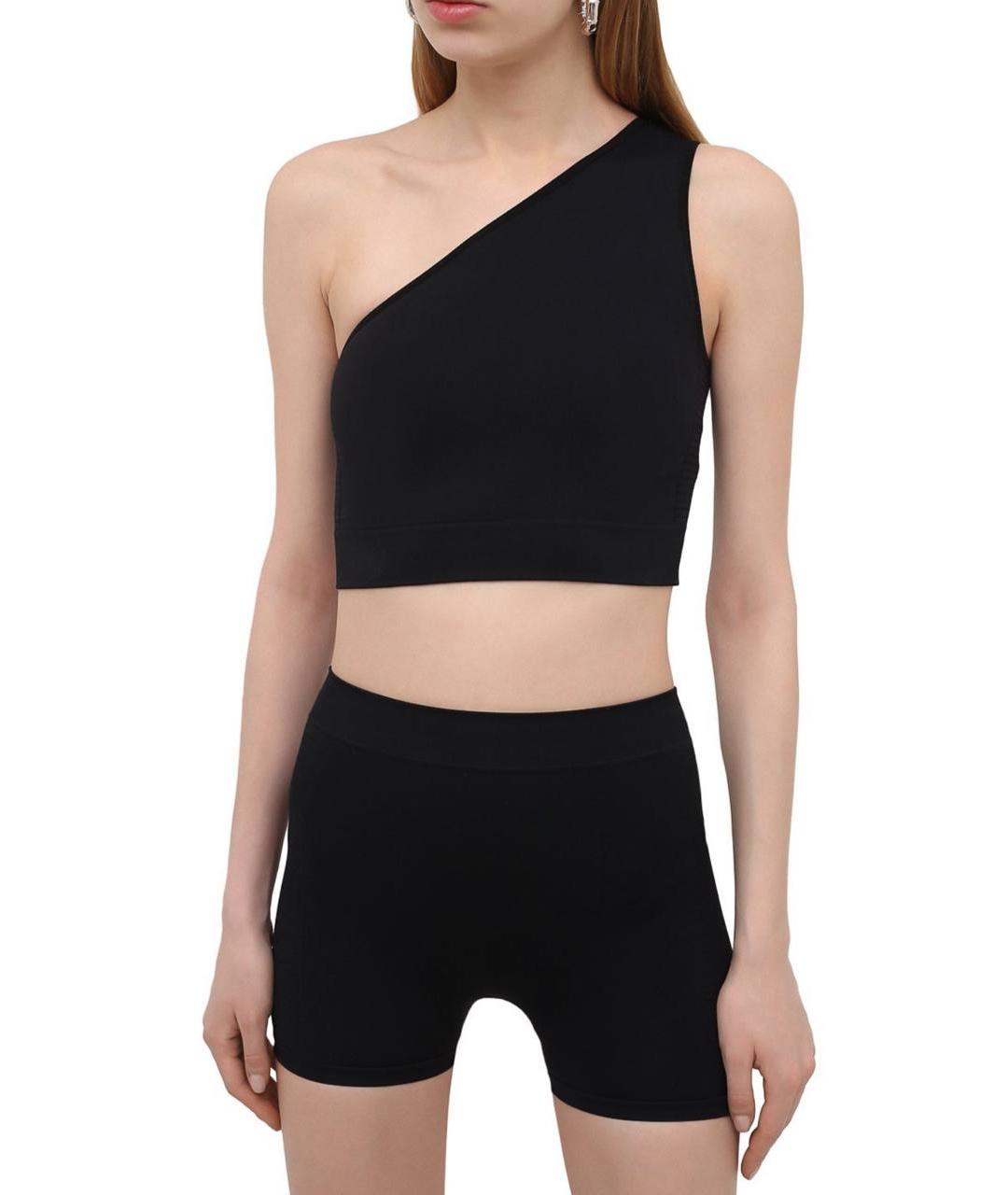 RICK OWENS Черная майка, фото 2