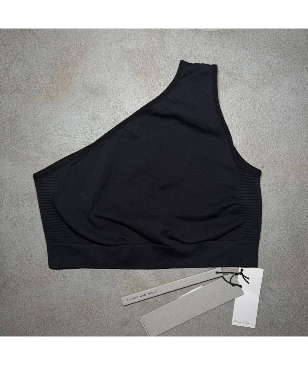 RICK OWENS Черная майка, фото 10