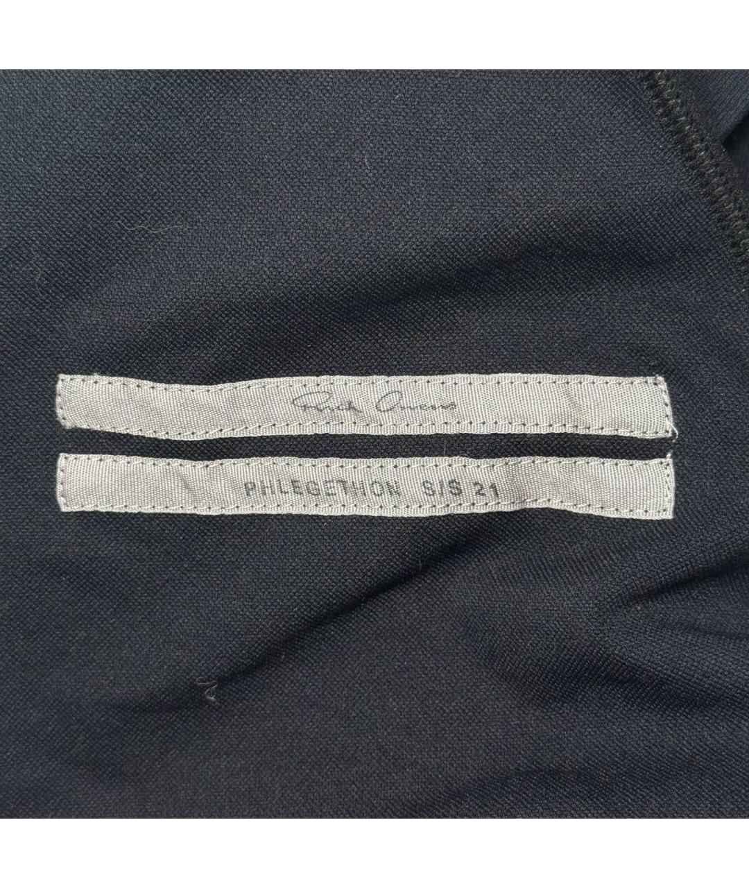 RICK OWENS Черная майка, фото 8