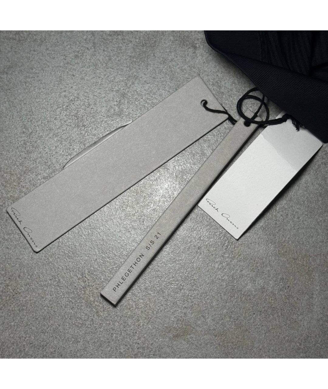 RICK OWENS Черные шорты, фото 5