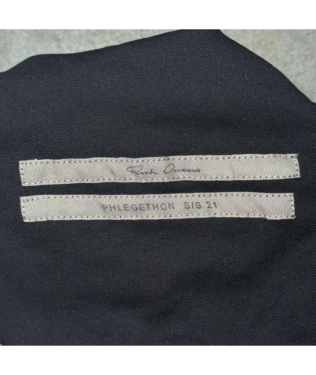 RICK OWENS Черные шорты, фото 8