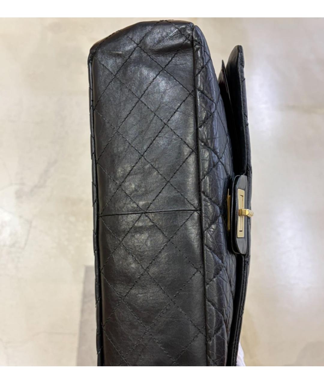 CHANEL Черная кожаная сумка через плечо, фото 3