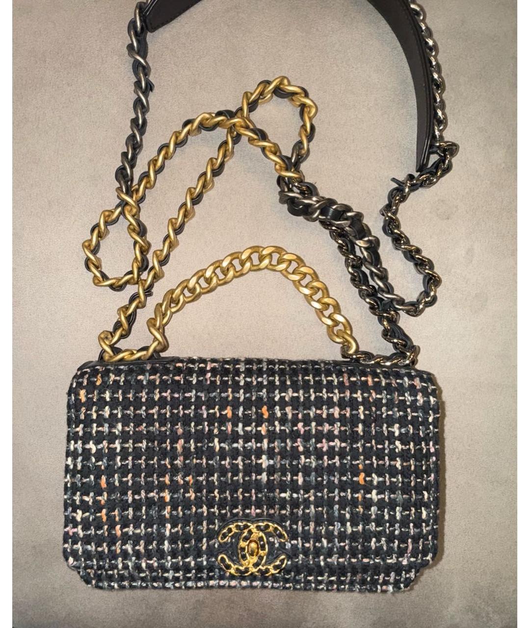 CHANEL Твидовая сумка через плечо, фото 9