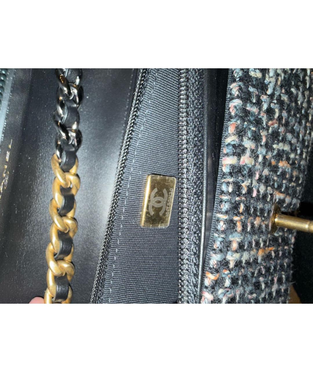 CHANEL Твидовая сумка через плечо, фото 6