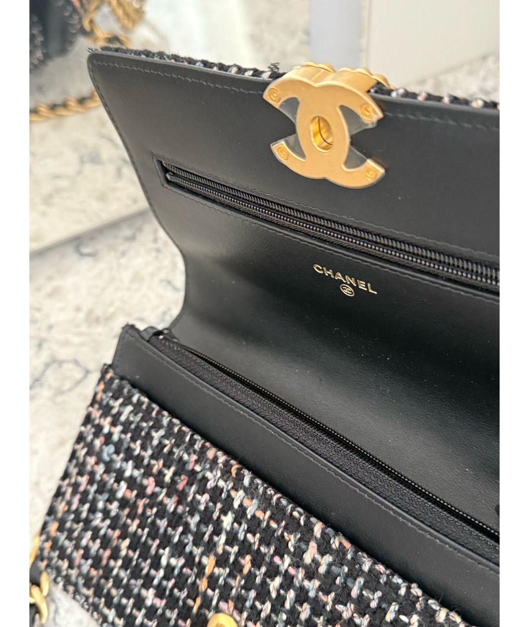 CHANEL Твидовая сумка через плечо, фото 5