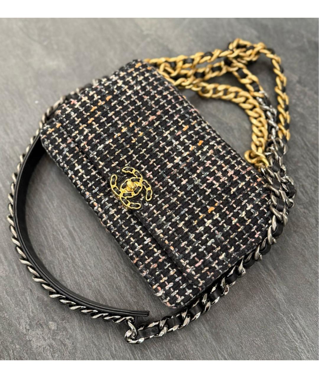 CHANEL Твидовая сумка через плечо, фото 8