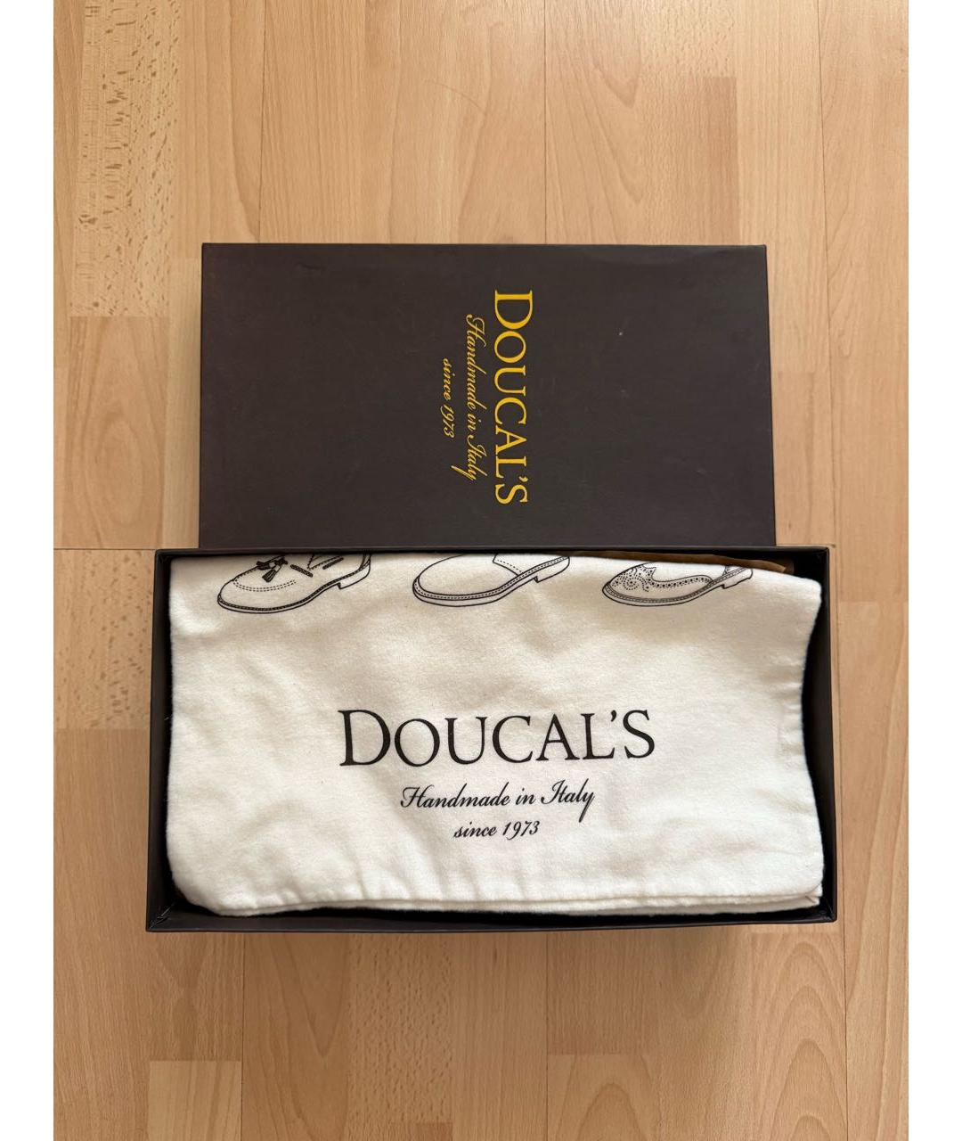 DOUCAL'S Синие замшевые низкие ботинки, фото 3