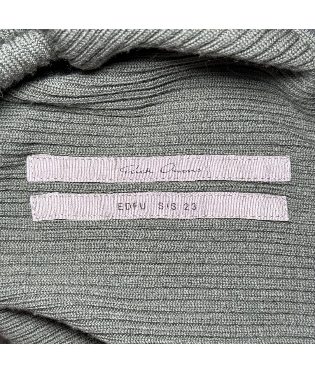 RICK OWENS Зеленые кюлоты, фото 3